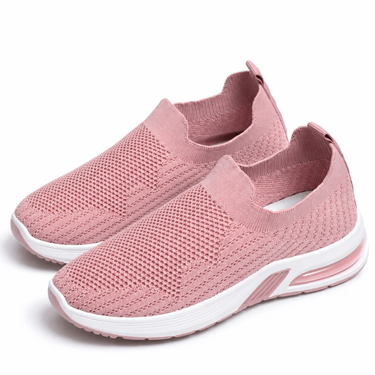 Slip-On Knit Sneakers for Women – Blush Pink | ADABISH